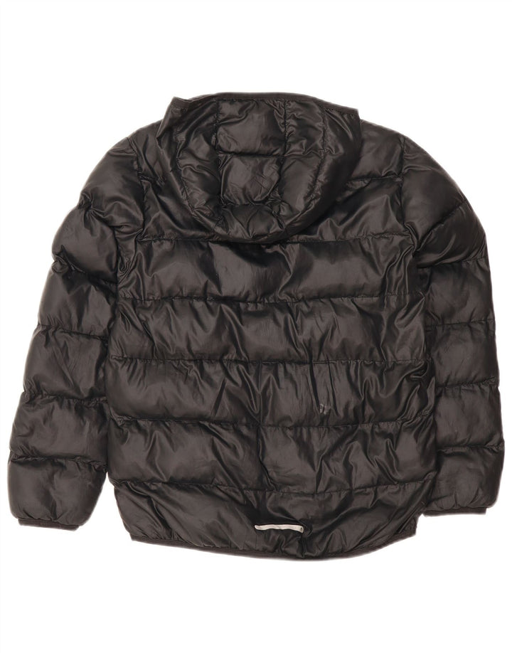 Casaco acolchoado com capuz Adidas Boys 11-12 anos preto poliéster