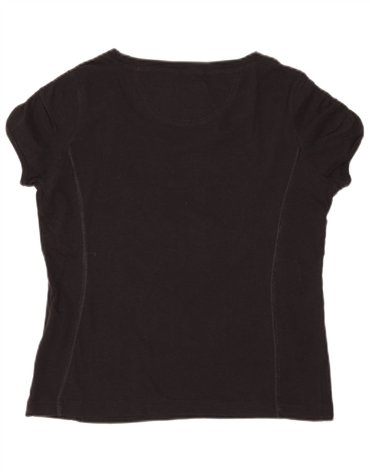 Camiseta feminina CHAMPION Heritage Classics com estampa UK 12 médio preto