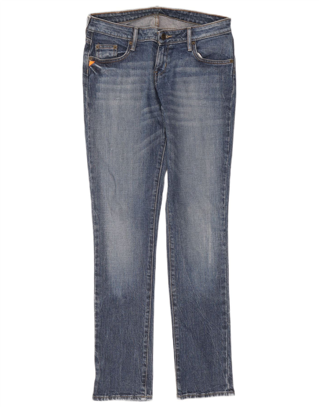 Kappa Jeans Slim Feminino W31 L33 Azul Algodão