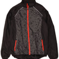 Jaqueta de chuva masculina Crivit UK 46/48 XL poliéster geométrico preto