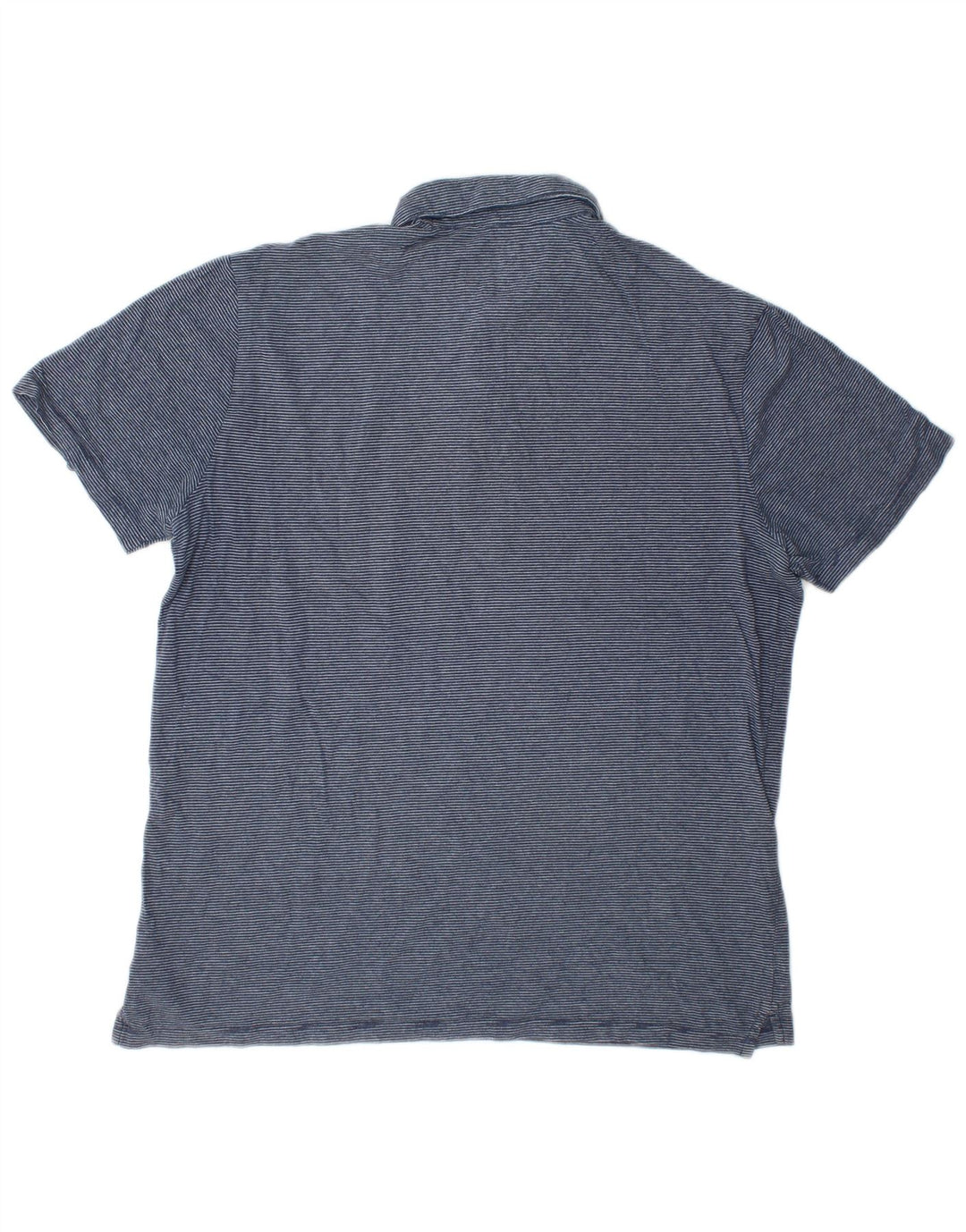 Camisa polo masculina Gap grande algodão listrado azul