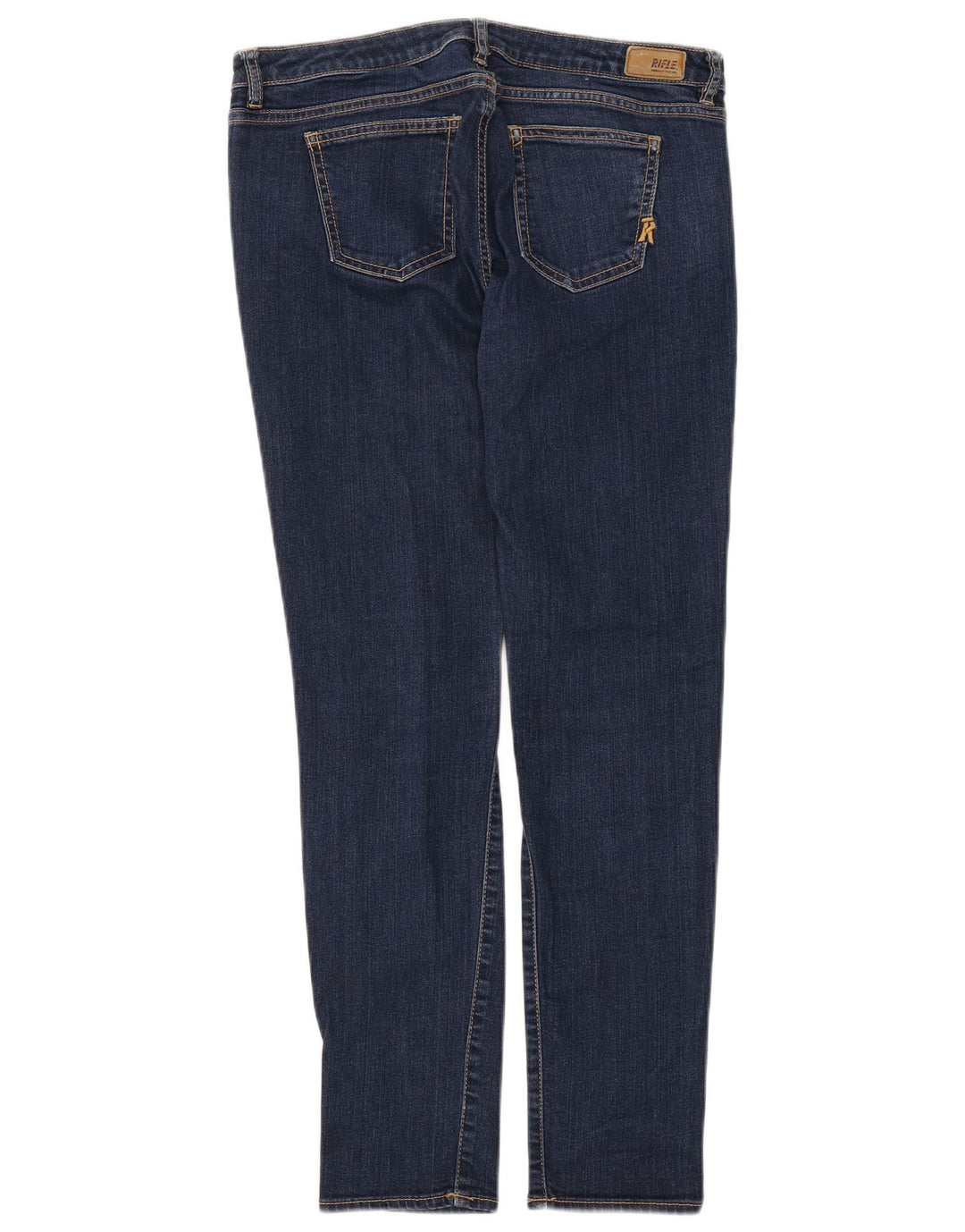 RIFLE Jeans Slim Feminino W30 L29 Azul Marinho Algodão
