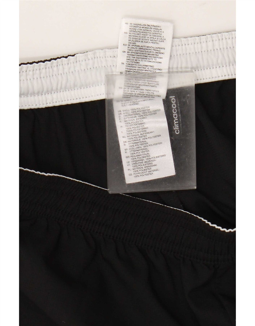 Adidas Womens Climacool Sport Shorts UK 12/14 Médio Preto Poliéster