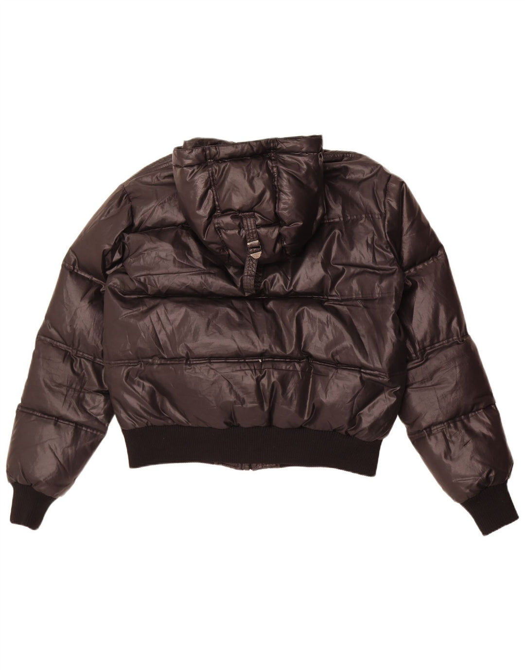 Jaqueta acolchoada com capuz masculina Bomb Boogie UK 40 poliéster preto grande