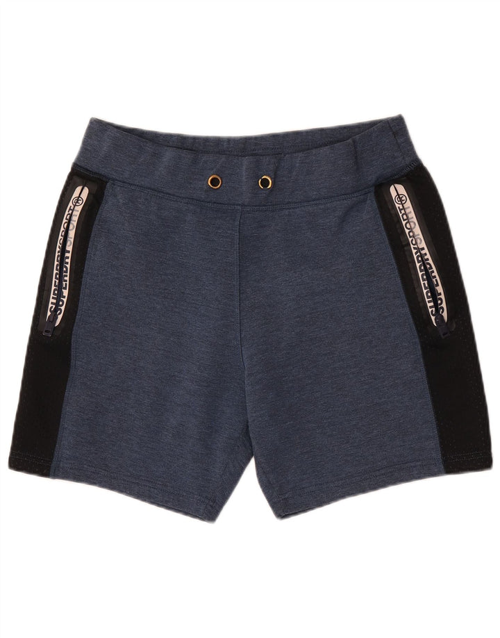 Superdry Mens Graphic Sport Shorts grandes poliéster colorblock azul marinho