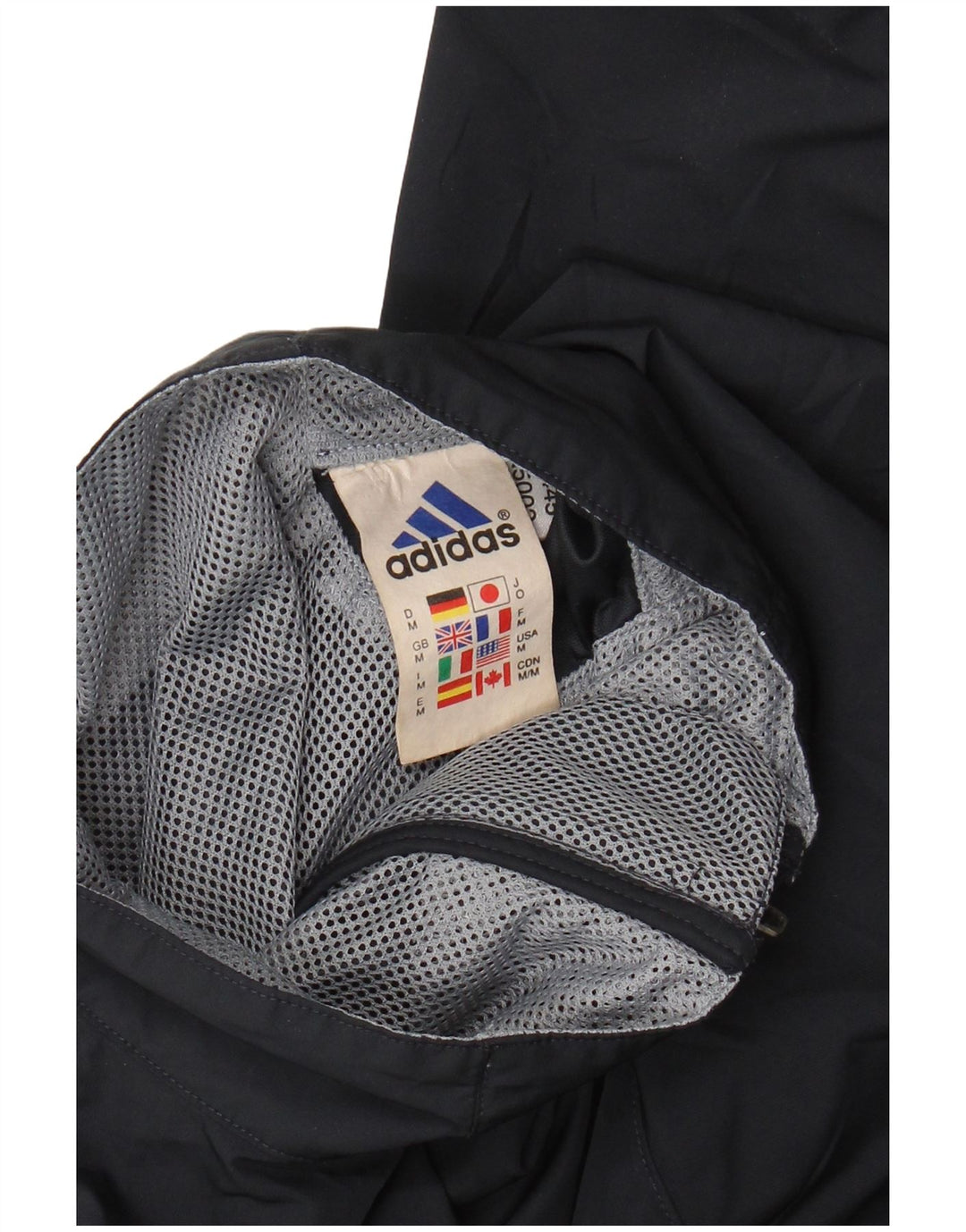 ADIDAS Mens Tracksuit Top Jacket Médio Azul Marinho Poliéster