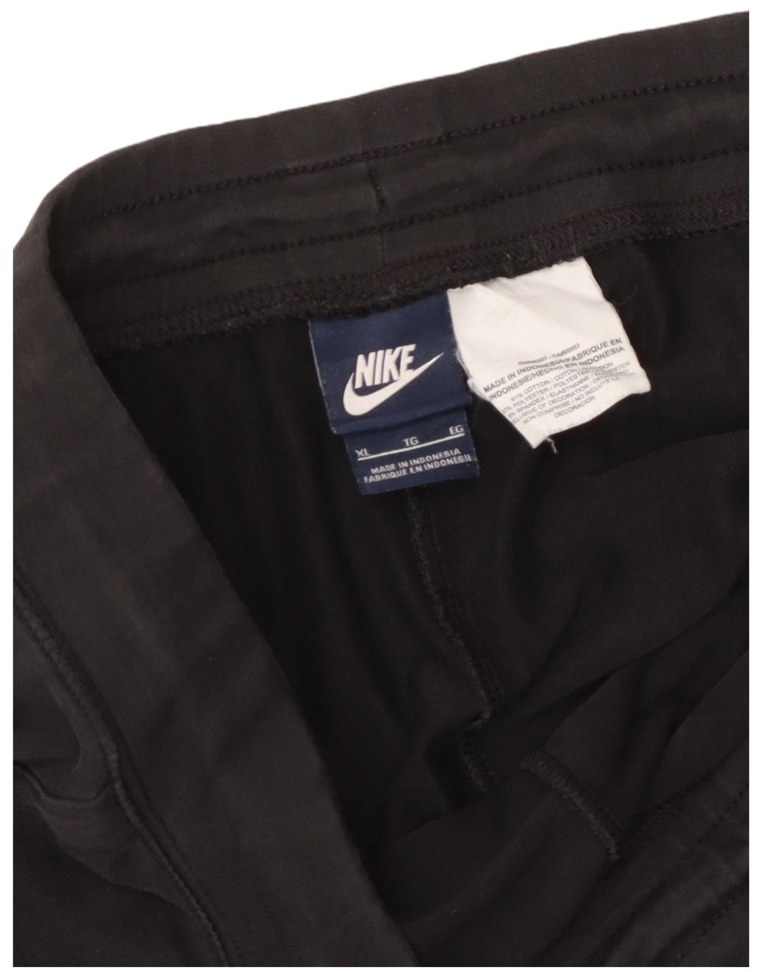 Calça de treino masculina NIKE XL preta de algodão