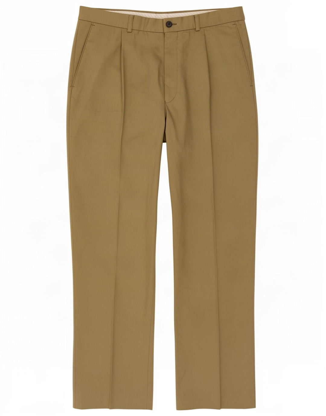 Calça casual masculina Marks & Spencer com pegged W34 L31 Poliéster cáqui