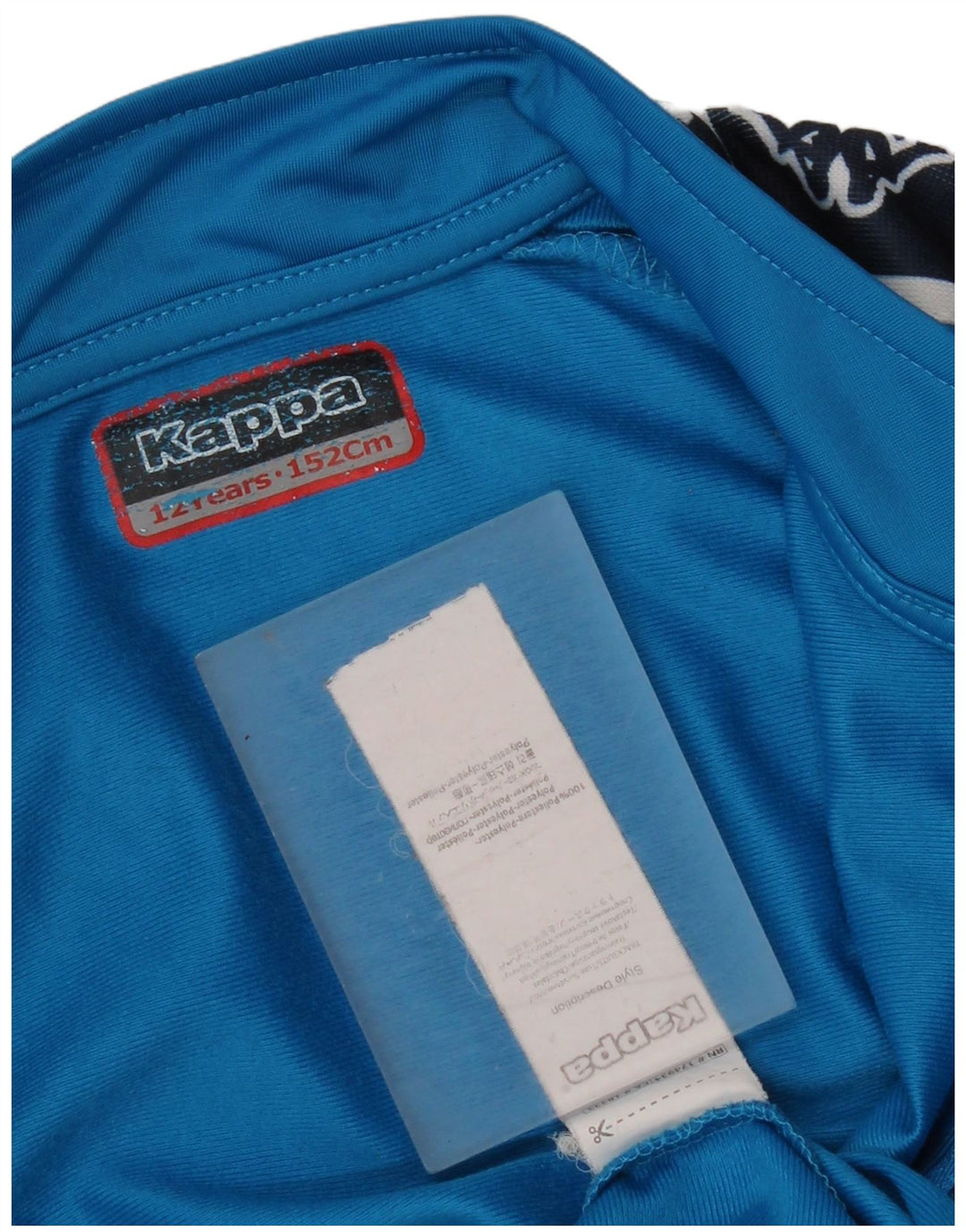 Jaqueta Kappa Boys Graphic Tracksuit 11-12 Anos Azul Colorblock