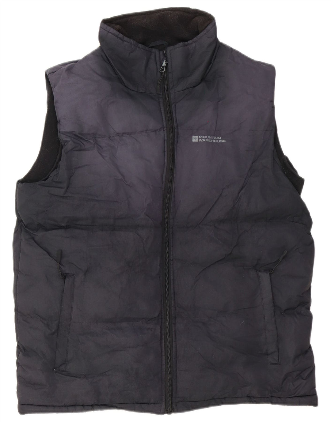 MOUNTAIN WAREHOUSE Colete masculino acolchoado UK 38 poliéster azul marinho médio