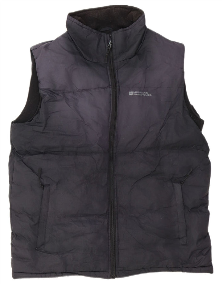 MOUNTAIN WAREHOUSE Colete masculino acolchoado UK 38 poliéster azul marinho médio
