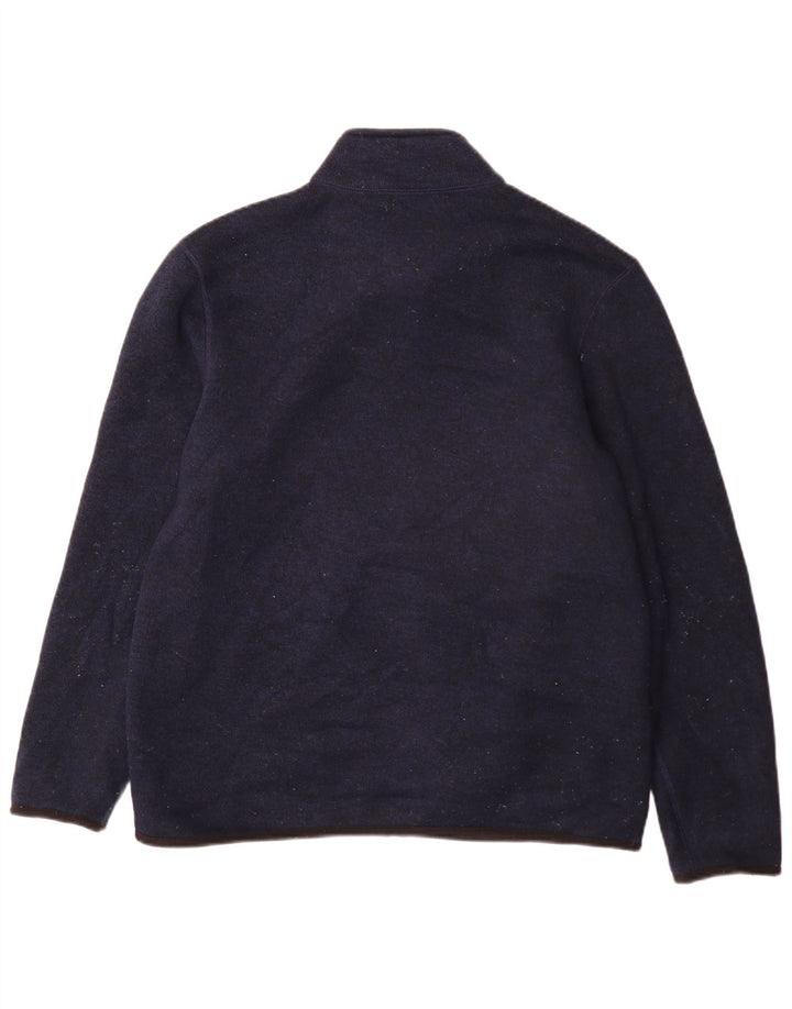 Jaqueta masculina de agasalho Marks & Spencer grande poliéster azul marinho