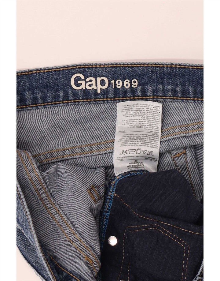 Jeans Slim Feminino Gap W32 L31 Azul Algodão