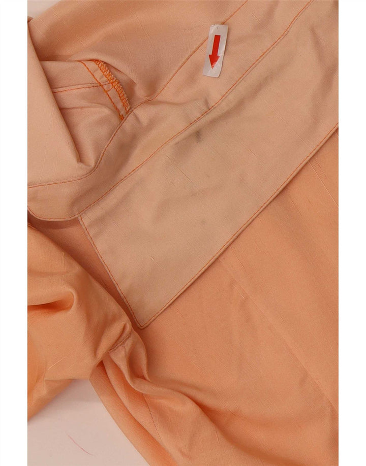 Vestido camisa feminino Genny EUA 8 médio laranja