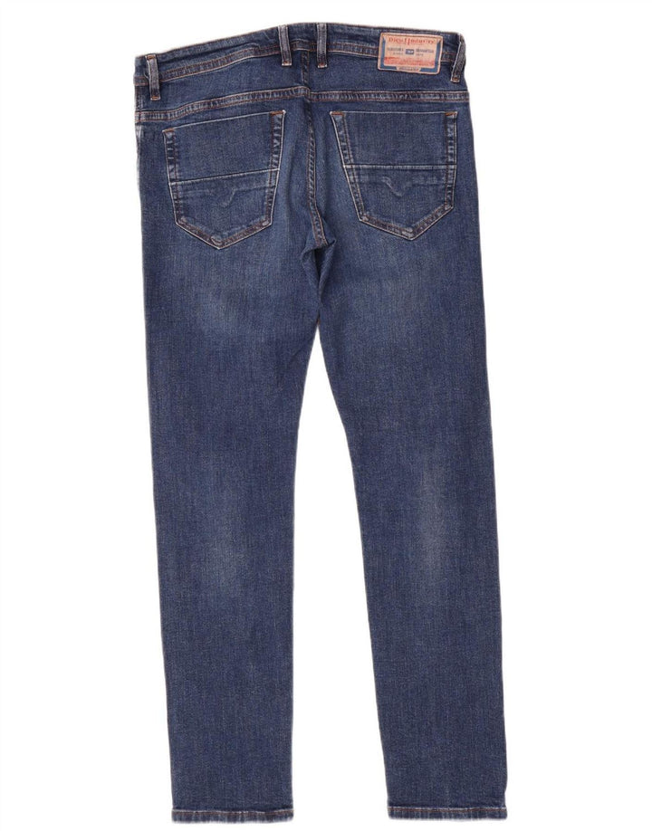 Diesel Mens Jeans Skinny W33 L32 Azul Algodão