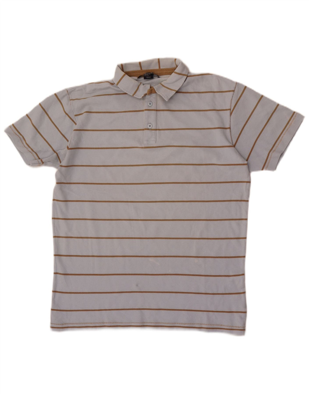 Camisa polo masculina Gant grande algodão listrado azul