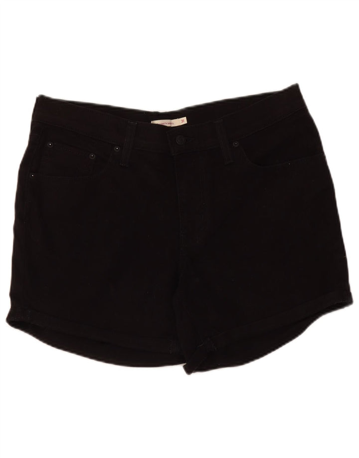 Shorts jeans feminino LEVI'S W31 médio preto