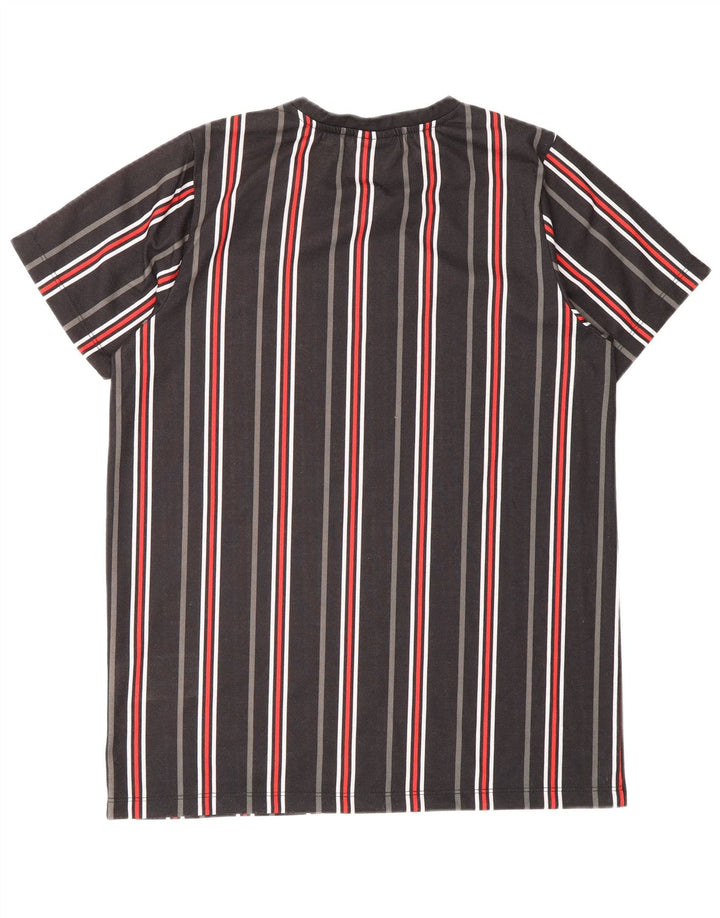 Camiseta Ellesse Meninos 13-14 Anos Poliéster Listrado Preto