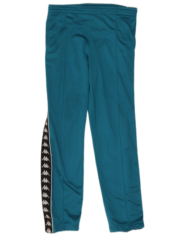 Kappa Mens Graphic Tracksuit Calças Joggers XS Azul Colourblock Poliéster