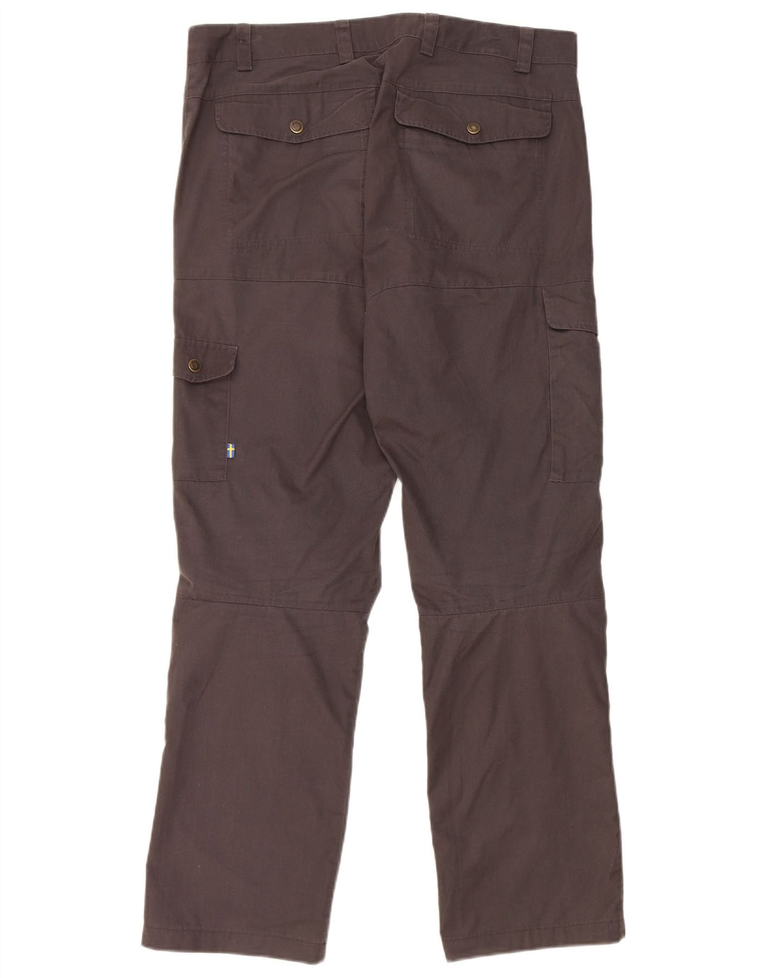 Calça cargo reta masculina Fjall Raven EU 48 médio W32 L31 cinza
