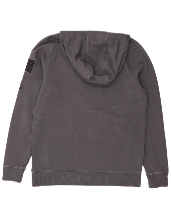 Under Armour masculino Cold Gear Graphic moletom com capuz cinza médio