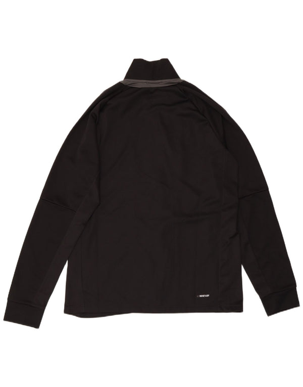 ADIDAS Mens Tracksuit Top Jacket Grande Poliéster Preto