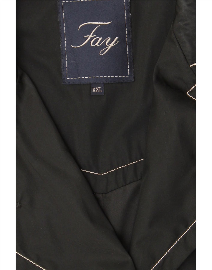 Casaco impermeável feminino Fay UK 20 2XL preto