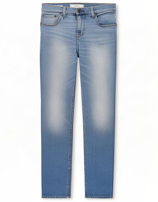 Hollister Mens Slim Jeans W31 L32 Azul Algodão