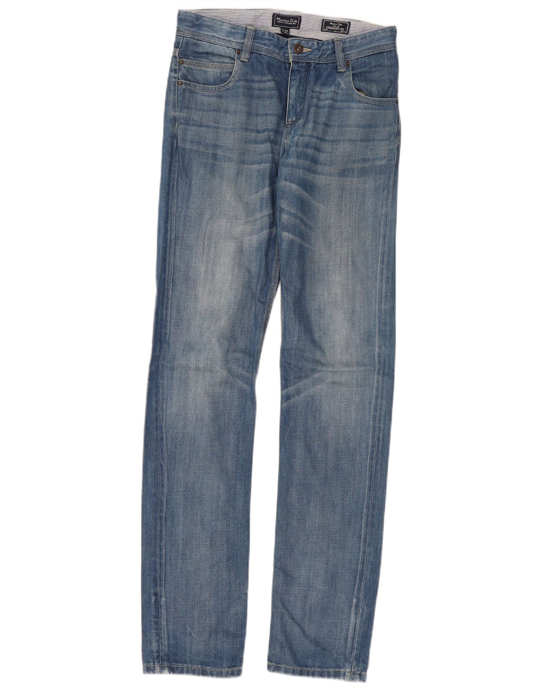 Jeans retos meninos Massimo Dutti 13-14 anos W30 L34 azul