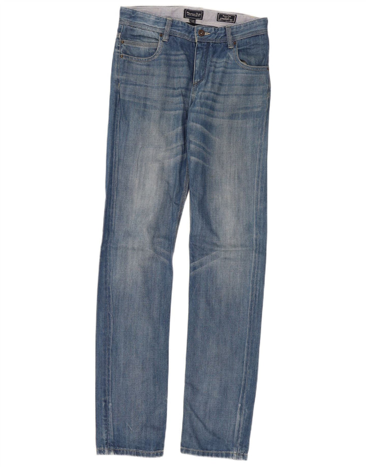 Jeans retos meninos Massimo Dutti 13-14 anos W30 L34 azul