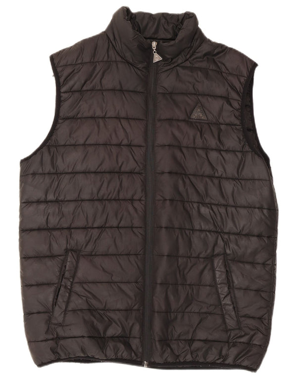 Colete acolchoado masculino Carrera UK 38 poliéster preto médio