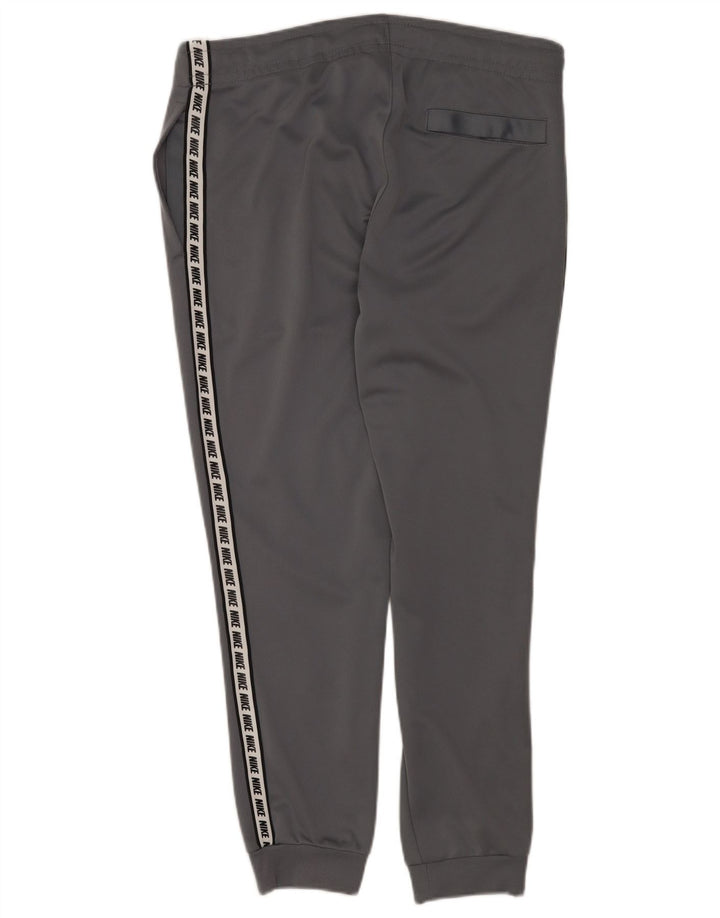 Calça de treino masculina Nike Graphic Joggers cinza médio colorblock