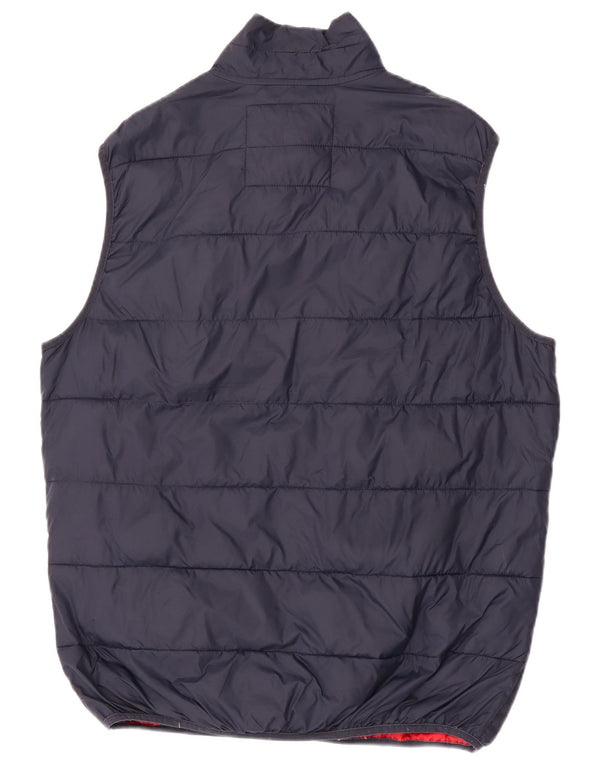 Colete acolchoado masculino Jack & Jones UK 42 XL azul marinho nylon