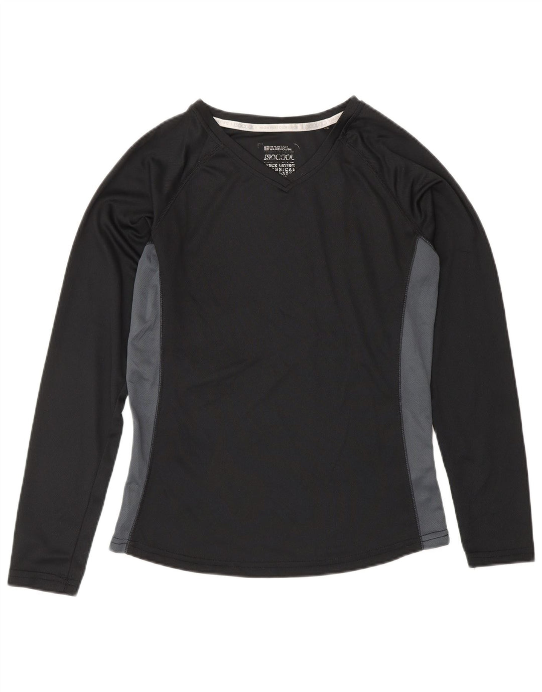 MOUNTAIN WAREHOUSE Top feminino IsoCool manga comprida Reino Unido 14 médio preto