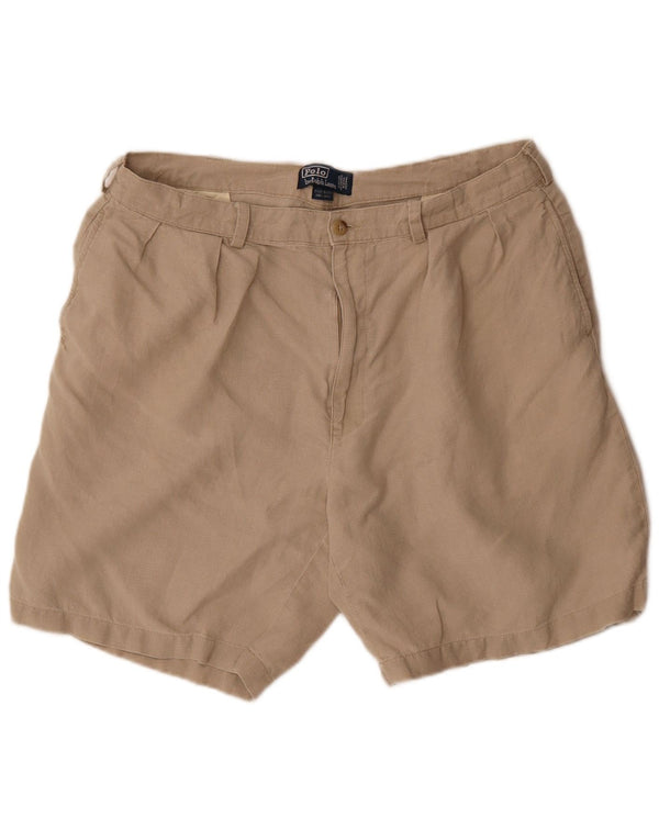 Polo Ralph Lauren Masculino Pegged Chino Shorts W38 XL Linho Bege
