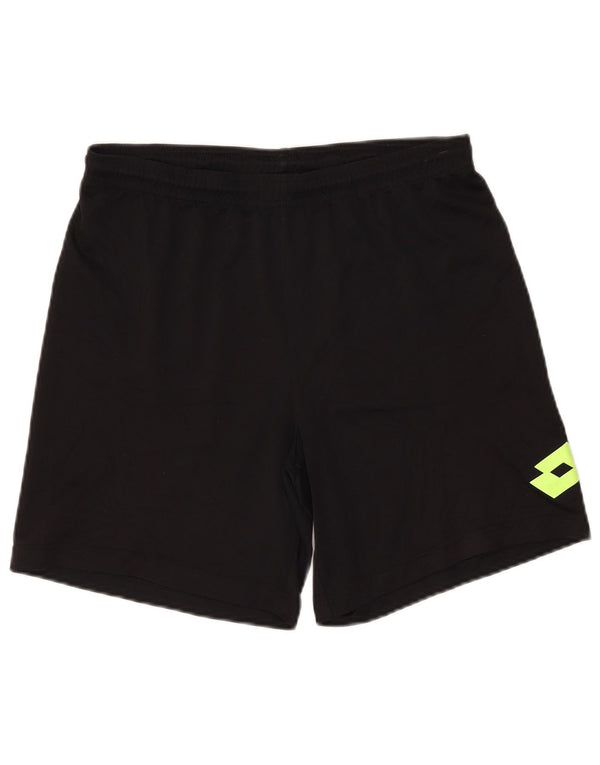 LOTTO Mens Sport Shorts Médio Preto