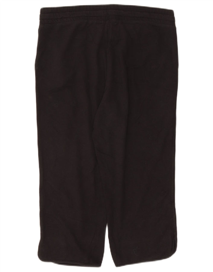 Calça de treino capri feminina Eddie Bauer Reino Unido 12 médio preto