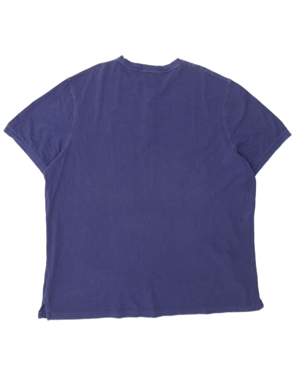 Polo Ralph Lauren Camiseta masculina Top 2XL Azul Algodão Clássico