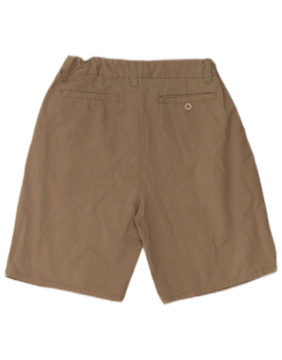 EDDIE BAUER Meninos Chino Shorts 15-16 Anos W26 Algodão Bege