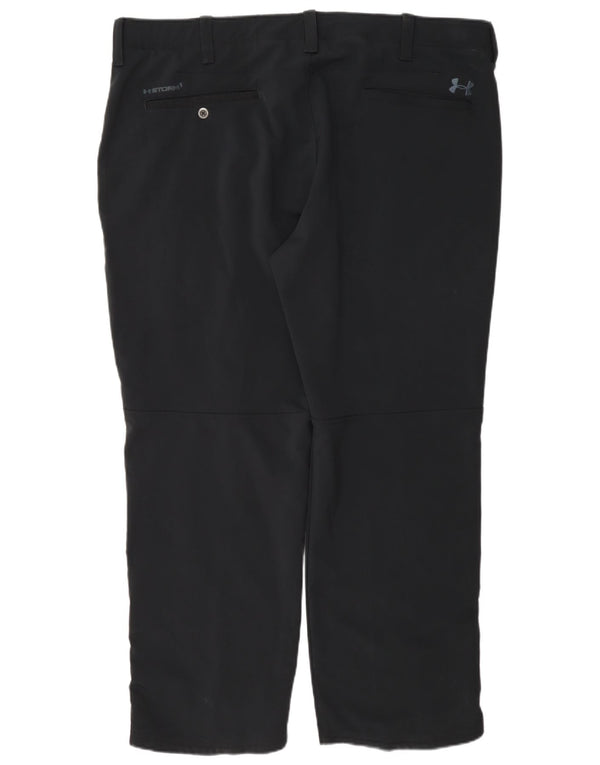 Under Armour Masculino Cold Gear Straight Chino Calças W42 L30 Azul marinho
