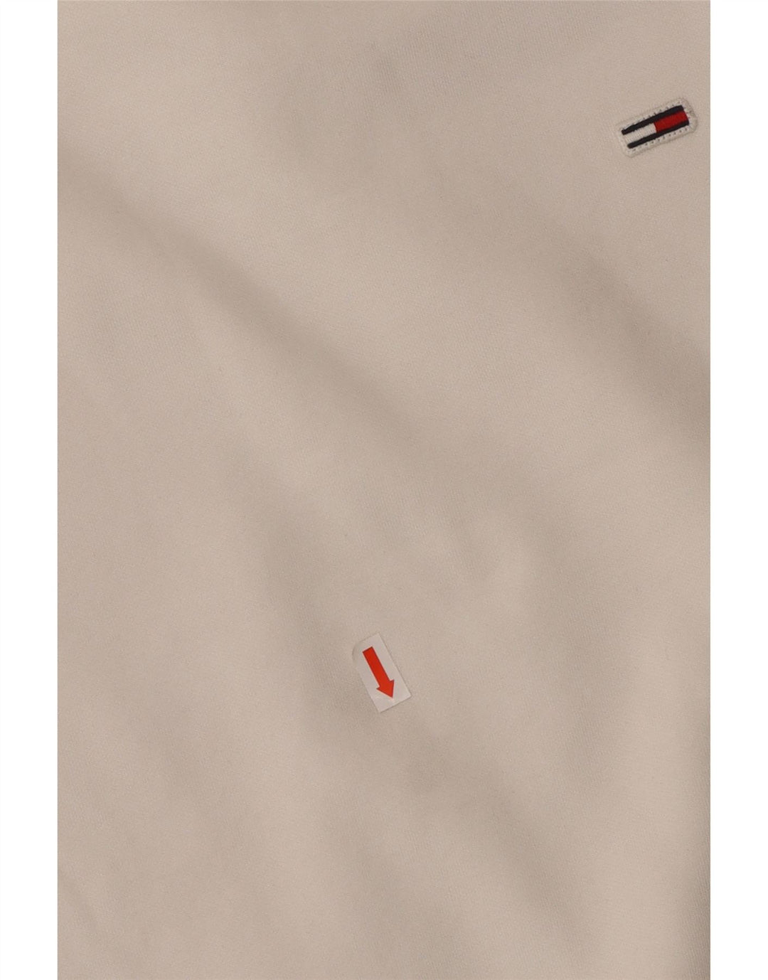 Suéter oversized feminino TOMMY HILFIGER Reino Unido 6 XS algodão branco