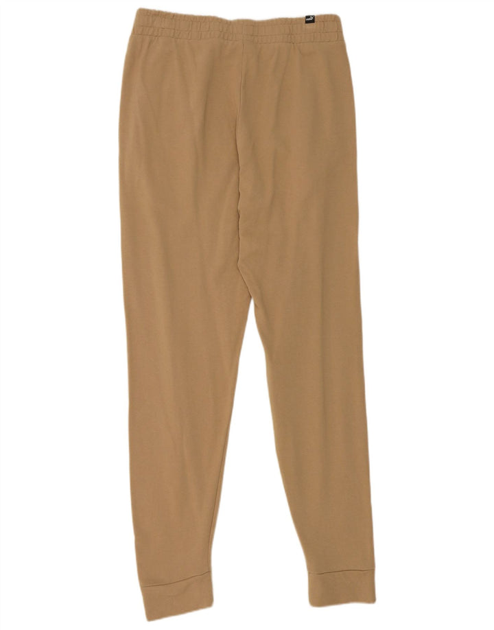 Calça de treino feminina Puma Joggers UK 14 Médio Bege