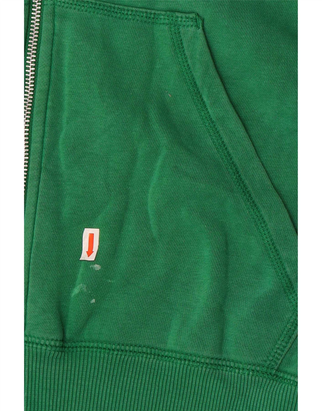 Suéter Nike masculino com capuz e zíper verde médio algodão