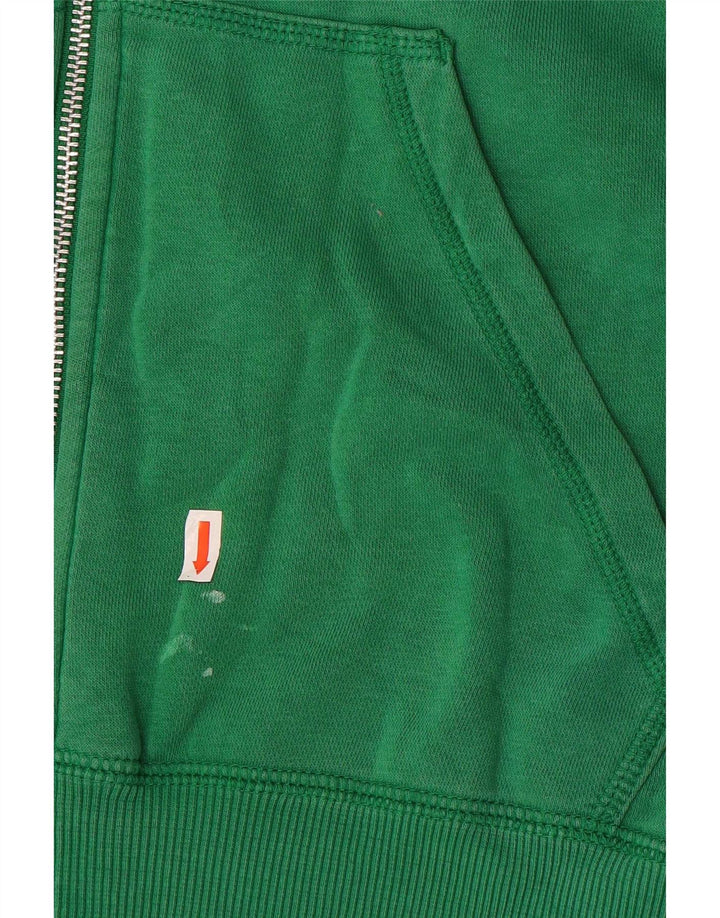 Suéter Nike masculino com capuz e zíper verde médio algodão