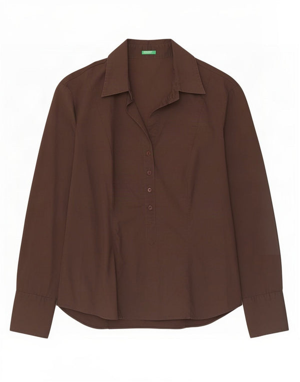 Pulôver feminino Benetton UK 14 médio marrom