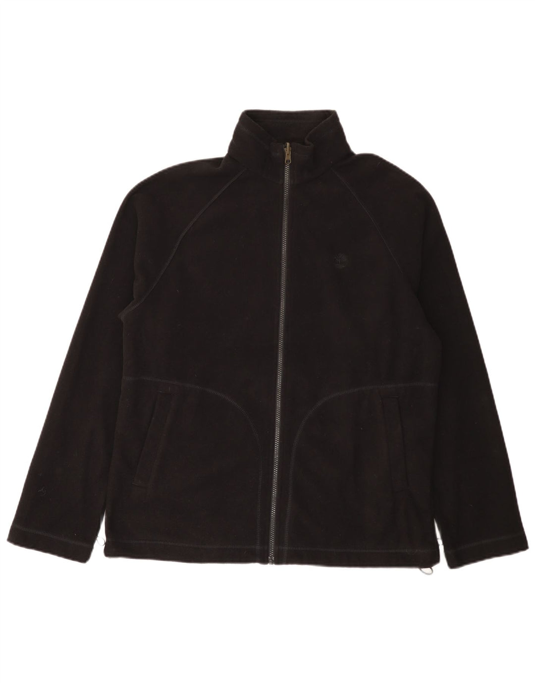 Jaqueta de lã masculina Timberland UK 38 poliéster preto médio