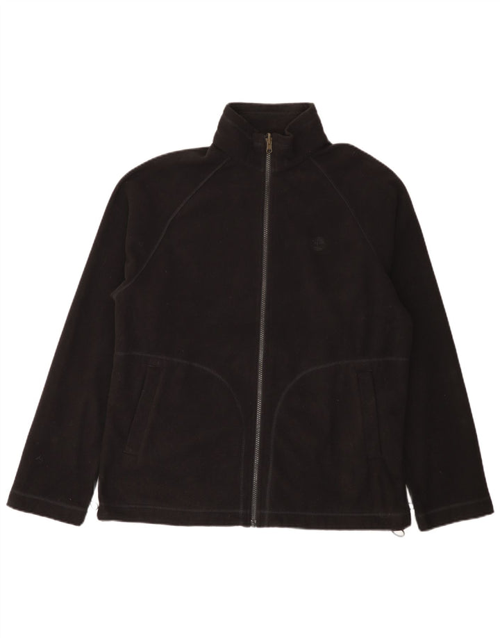 Jaqueta de lã masculina Timberland UK 38 poliéster preto médio