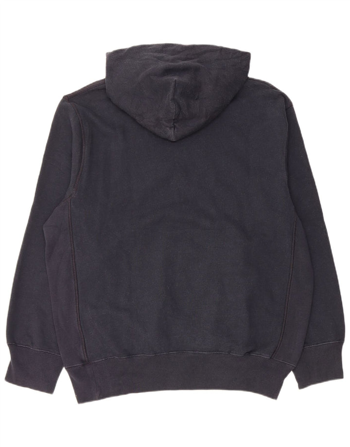 Suéter com capuz gráfico masculino NAUTICA médio algodão azul marinho