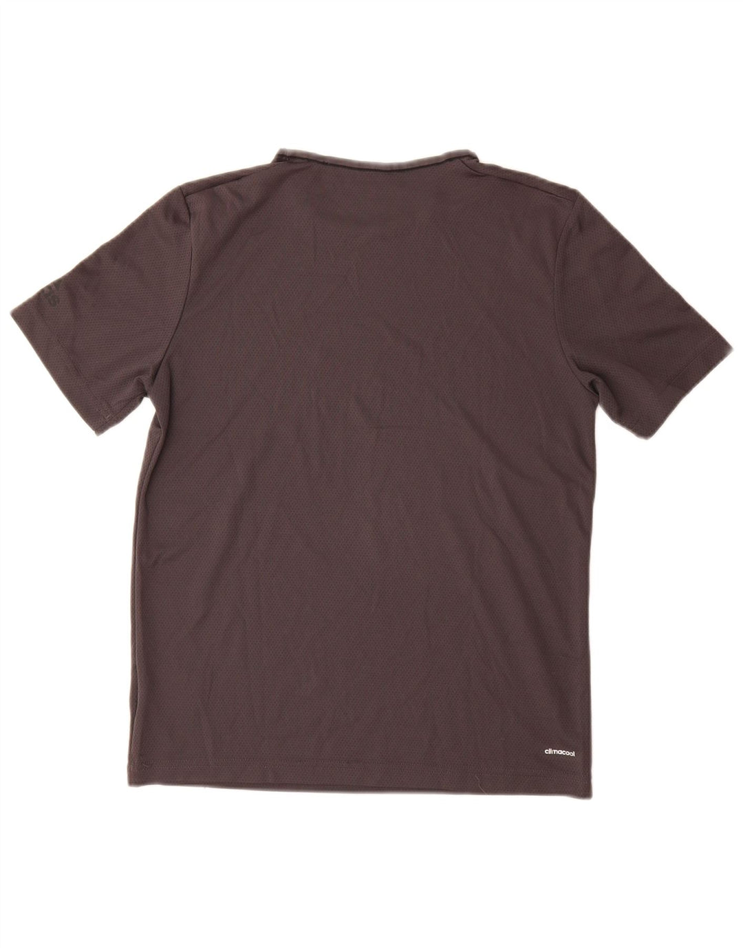 Camiseta Adidas Climacool Feminina Top UK 12 Cinza Médio Poliéster