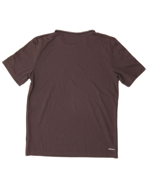 Camiseta Adidas Climacool Feminina Top UK 12 Cinza Médio Poliéster